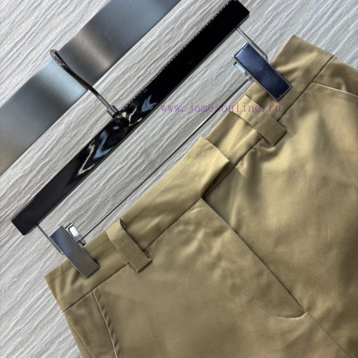CB76362 Miu Miu 25 Spring/Summer Khaki Color Series Example Fake Two Piece A-line Half Skirt Sm jxk50f6q - Image 5