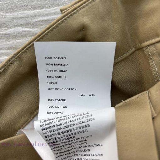 CB76362 Miu Miu 25 Spring/Summer Khaki Color Series Example Fake Two Piece A-line Half Skirt Sm jxk50f6q - Image 10