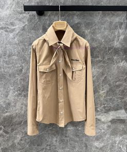 ZC60695 Miumi * 25Ss Spring/Summer New Scout Series Scarf Tie And Shirt | Developed By Yb This i7zytj0g
