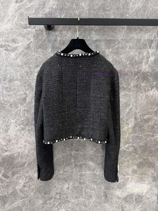ZW60699 Chanel 25P Early Spring New Twill Soft Woolen Pearl Jacket 丨 YB Developed Product With 0sz5hmb6 - Image 4