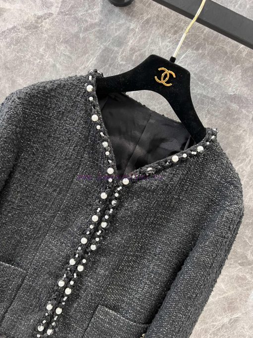 ZW60699 Chanel 25P Early Spring New Twill Soft Woolen Pearl Jacket 丨 YB Developed Product With 0sz5hmb6 - Image 5