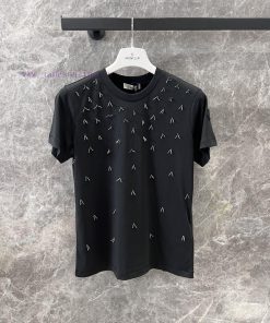 ZT60701 Moncler 25Ss Spring/Summer New Hand Beaded Medallion Cotton Round Neck Short Sleeved T- n0gydroi