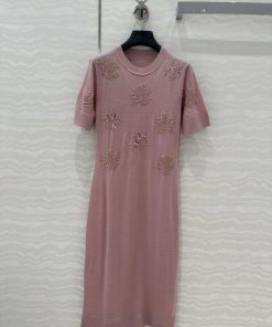 AL76399 F Spring And Summer Elegant Temperament Dress Heavy Craftsmanship Positioning Nail Bead aqwrr6l2