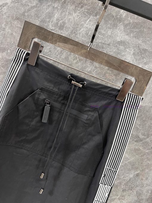 ZB60713 Dior 25Ss Early Spring New Drawstring Elastic Waist Side Striped Skirt | YB Developed I 2d3509i6 - Image 4