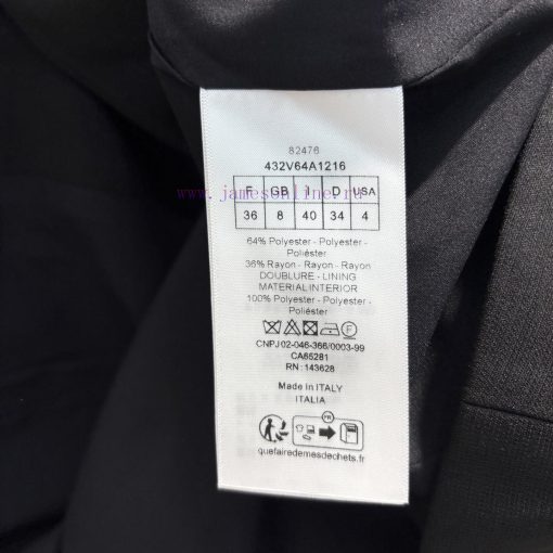 CW76513 Dior 25 Early Spring New Collection Retro Black Suit Design With Minimalist Handsome Lu tu7lj88c - Image 10