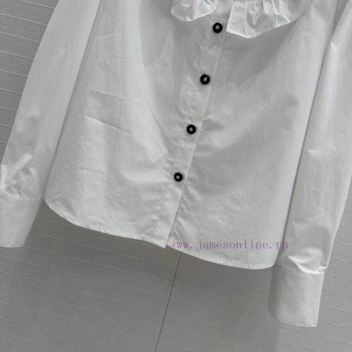 Strongly Recommend BC76553 Cha * 25 Early Spring New Product Palace Style Lace Collar White Shi au82t59f - Image 7