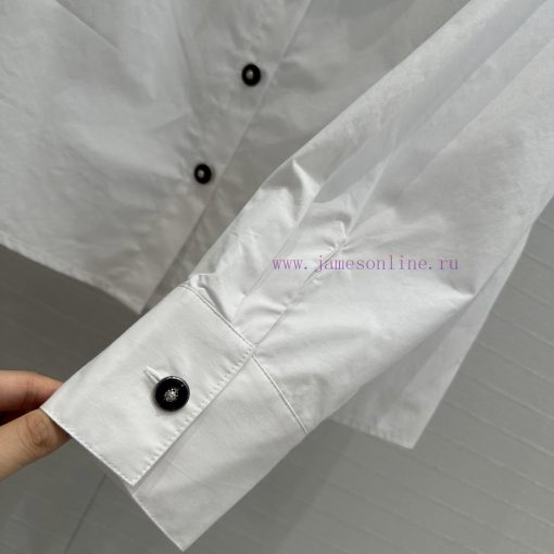 Strongly Recommend BC76553 Cha * 25 Early Spring New Product Palace Style Lace Collar White Shi au82t59f - Image 8