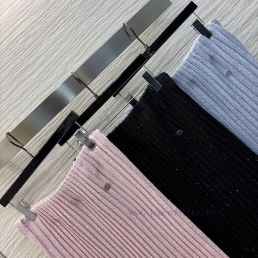 CB76567 Chanel 25 Early Spring Bulingbuling Sparkling Wrinkle Knitted Half Skirt Is Really Unbe ecceglt6 - Image 3