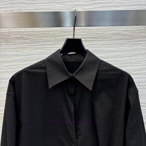 CL76572 Loewe Chen Turin Same Style Pleated Lace Up Shirt Skirt Can Be Sweet Or Salty High-end ojdyvexv - Image 3