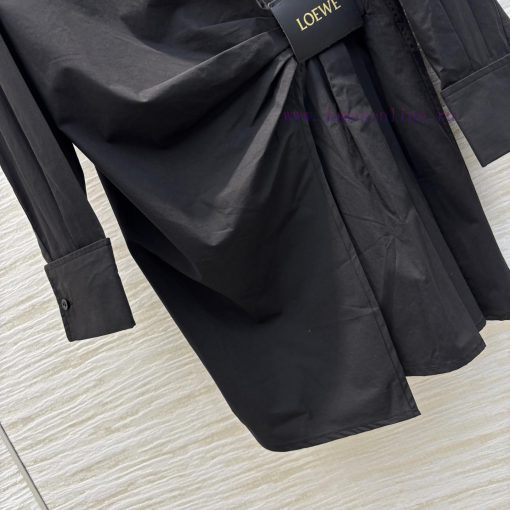 CL76572 Loewe Chen Turin Same Style Pleated Lace Up Shirt Skirt Can Be Sweet Or Salty High-end ojdyvexv - Image 8