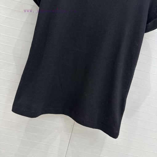 BT76589 Zim * 25 Spring/Summer New Heavy Industry Pearl Crystal Collar T-shirt Hand Sewn With P vq6uta1v - Image 7