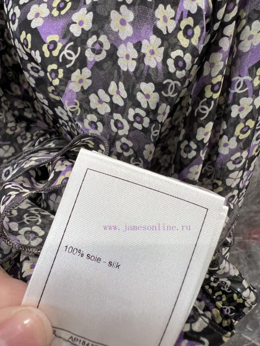 ZC60722 Chan * 25Ss Spring/Summer New Collection: Small Floral Lapel With Ruffle Edge Decoratio e9oo3cum - Image 10