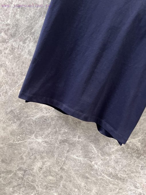 ZT60723 Gucci 25Ss Spring/Summer New Spliced Threaded Round Neck Short Sleeve T-shirt | Exquisi ftm2vbko - Image 8