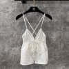 ZT60729 Chanel 25P Spring/Summer New Sexy Hollow Bow Strap Tank Top | YB Development's Cross Ba w3lfsk1r
