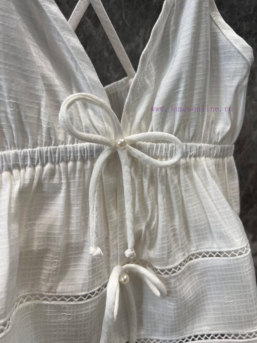 ZT60729 Chanel 25P Spring/Summer New Sexy Hollow Bow Strap Tank Top | YB Development's Cross Ba w3lfsk1r - Image 6