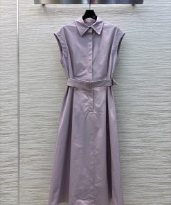 CL76602 BC Home 25 Spring/Summer Super Eye-catching White Lavender Purple Lapel Shirt Style Dre eam56yf8