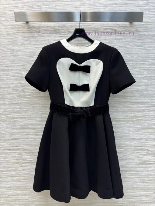 CL76603 Valentino 25 Spring/Summer New Collection Color Contrasting Love Design Short Sleeve Ro mg6dfdar - Image 2