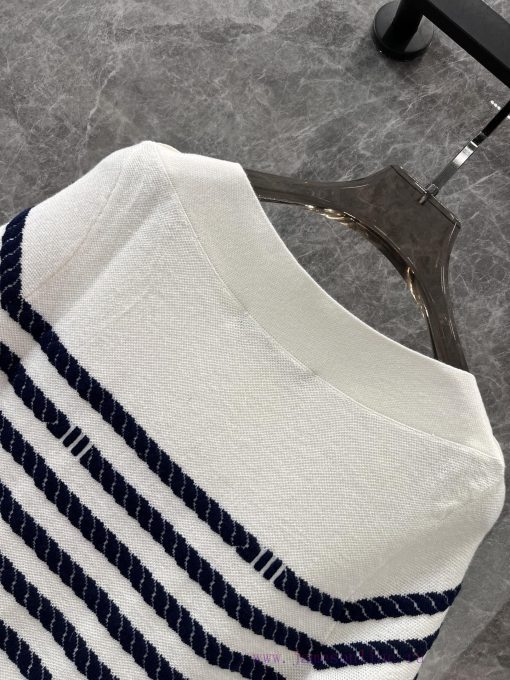 ZT60738 Louis Vuitton 25Ss Spring/Summer New Jacquard Rope Knitted Short Sleeve Top | Produced a33zgca7 - Image 8