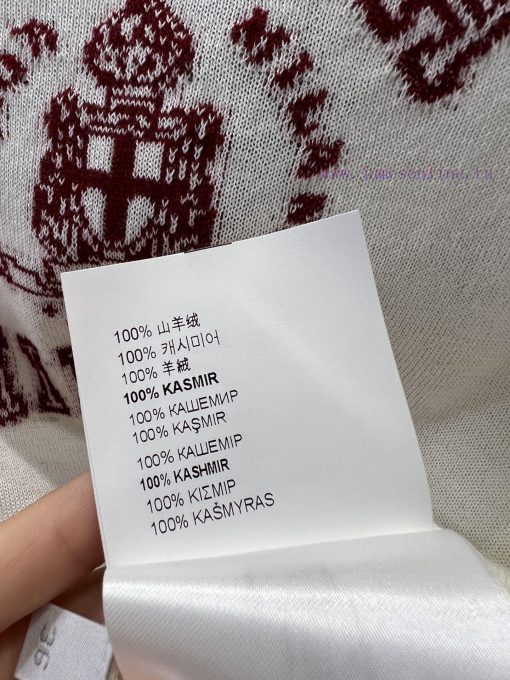 ZT60750 Prada 25Ss Early Spring New Product Letter Jacquard Light And Thin Knitted Top | Produc 6d2fnzfs - Image 10