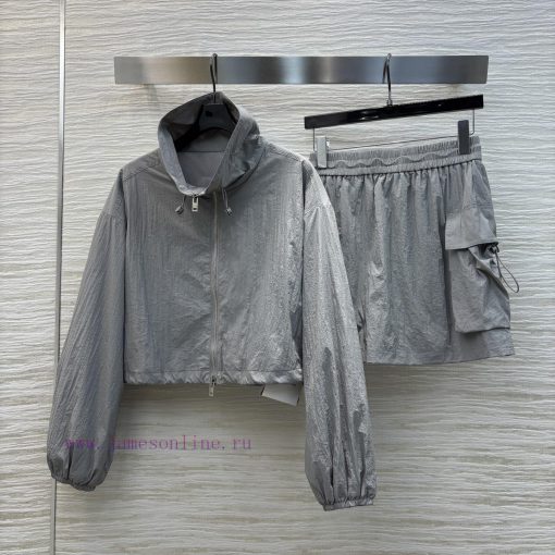 CT76625 AW Home 25 Spring/Summer New Collection Stand Up Sunscreen Windbreaker+Elastic Waist Do ov48j6wm - Image 2