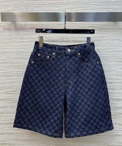 CK76632 Gucci 25 Spring/Summer New Collection Classic Double G Vintage Blue Denim Series Custom s2elcyfn