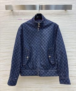 CW76633 Gucci 25 Early Spring Classic Double G Vintage Blue Denim Collection Stand Up Baseball ypbtj5fg