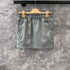 ZB60763 Miumi * 25Ss Spring/Summer New Style Letter Logo Versatile Look Thin Elastic Waist Shor l0rcmd94