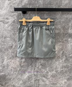 ZB60763 Miumi * 25Ss Spring/Summer New Style Letter Logo Versatile Look Thin Elastic Waist Shor l0rcmd94