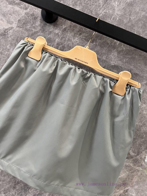 ZB60763 Miumi * 25Ss Spring/Summer New Style Letter Logo Versatile Look Thin Elastic Waist Shor l0rcmd94 - Image 5