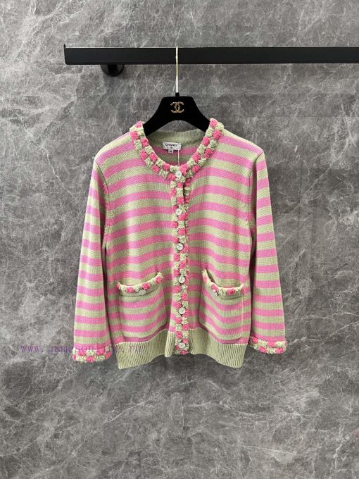 ZW60767 Chanel 25ss Spring/Summer New Cashmere Ruffle Knitted Cardigan | YB Developed And Produ ib9uxnb7