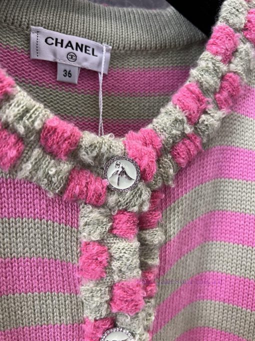 ZW60767 Chanel 25ss Spring/Summer New Cashmere Ruffle Knitted Cardigan | YB Developed And Produ ib9uxnb7 - Image 6