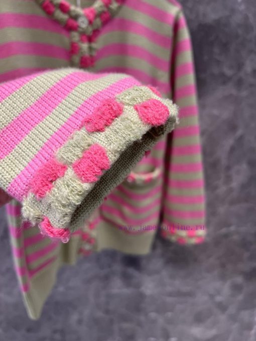ZW60767 Chanel 25ss Spring/Summer New Cashmere Ruffle Knitted Cardigan | YB Developed And Produ ib9uxnb7 - Image 8