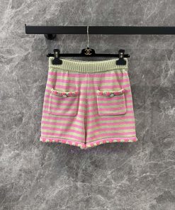 ZK60769 Chanel 25ss Spring/Summer New Cashmere Ruffle Knitted Shorts | YB Development And Custo l509jynl