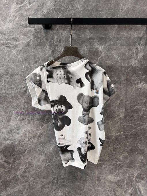 ZT60775 Vivienne Westwood 25ss Spring/Summer New Asymmetric Wrinkle Design Short Sleeve T-shirt wpbxj2hq - Image 2