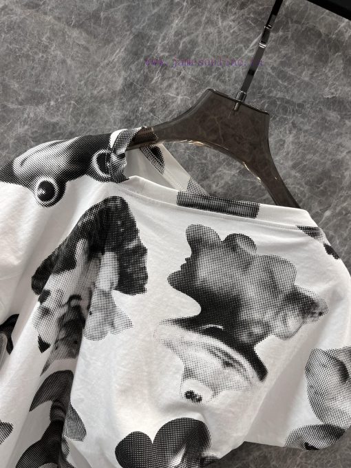 ZT60775 Vivienne Westwood 25ss Spring/Summer New Asymmetric Wrinkle Design Short Sleeve T-shirt wpbxj2hq - Image 5