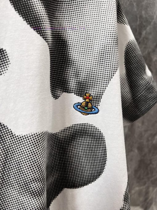 ZT60775 Vivienne Westwood 25ss Spring/Summer New Asymmetric Wrinkle Design Short Sleeve T-shirt wpbxj2hq - Image 6