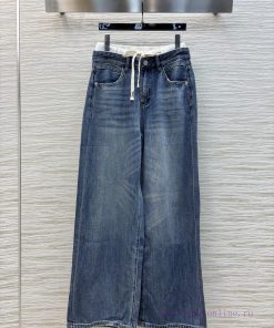 The CK76666 MM6 Double Waisted Straight Leg Jeans Version Is A Completely Non Picky Straight Le 9xprqwho