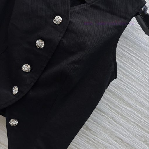 CW76673 Louis Vuitton 25 Early Spring New Item V-neck Denim Vest That Can Be Worn All Year Roun qytr5pqi - Image 8