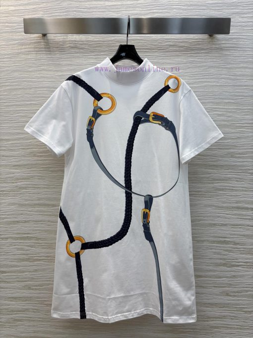 CL76678 Her Home 25 New Item A Cotton Plain Knitted Long Dress With Stand Up Collar And Chain B uzneutly