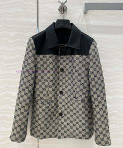 Hot Selling Recommendation AW76697 GG Gucci Patchwork Leather Decoration GG Gucci Letter Jacqua za8psuvn