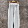ZK60781 Miumi * 25Ss Spring/Summer New Drawstring Double Waist Style Casual Pants | Produced Re 3nka9jsc