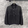 ZW60783 Chanel 25Ss Early Spring New Heavy Industry Bead Knitted Cardigan | Customized Imported vls19ida