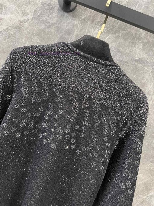 ZW60783 Chanel 25Ss Early Spring New Heavy Industry Bead Knitted Cardigan | Customized Imported vls19ida - Image 5