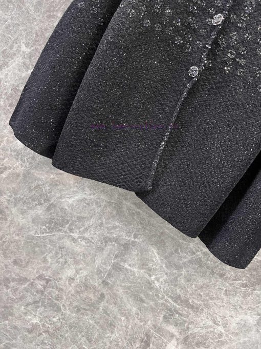 ZW60783 Chanel 25Ss Early Spring New Heavy Industry Bead Knitted Cardigan | Customized Imported vls19ida - Image 7