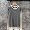 ZT60795 Miumi * 25Ss Spring/Summer New Collection Letter Logo Sticker Color Contrast Splicing F uiyqu3bx