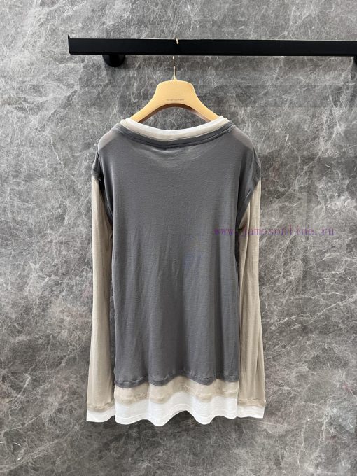 ZT60795 Miumi * 25Ss Spring/Summer New Collection Letter Logo Sticker Color Contrast Splicing F uiyqu3bx - Image 3