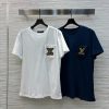 CT76709 Louis Vuitton 25 Early Spring New Collection Embroidered Solid Color Short Sleeve T-shi gwgcgi66