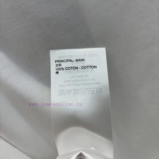 CT76709 Louis Vuitton 25 Early Spring New Collection Embroidered Solid Color Short Sleeve T-shi gwgcgi66 - Image 10