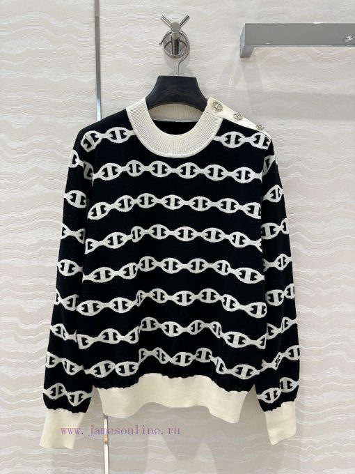 AT76258 H High Intelligence Fashion 25s Spring And Summer New Color Scheme Hanging Wool Knitted 9hu5sv4c - Image 2