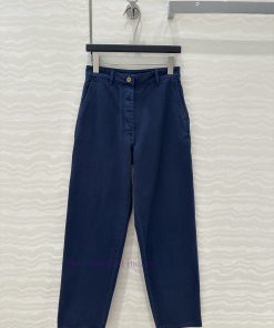 AK73955 Miu Miu Girls' Work Clothes Pocket Straight Leg Pants 25s Early Spring New Product Rasc 84ur9knh